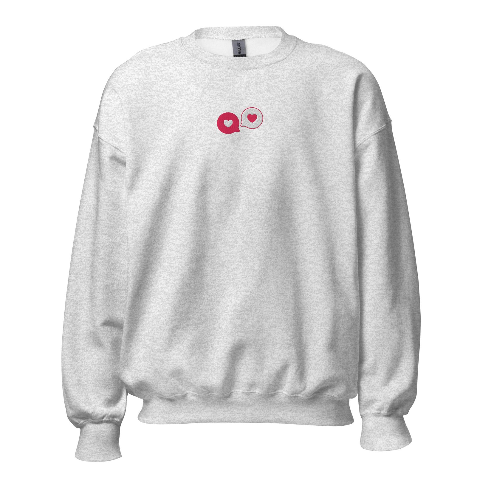 Unisex TWIN HEART EMBROIDERED Sweatshirt - Image 5