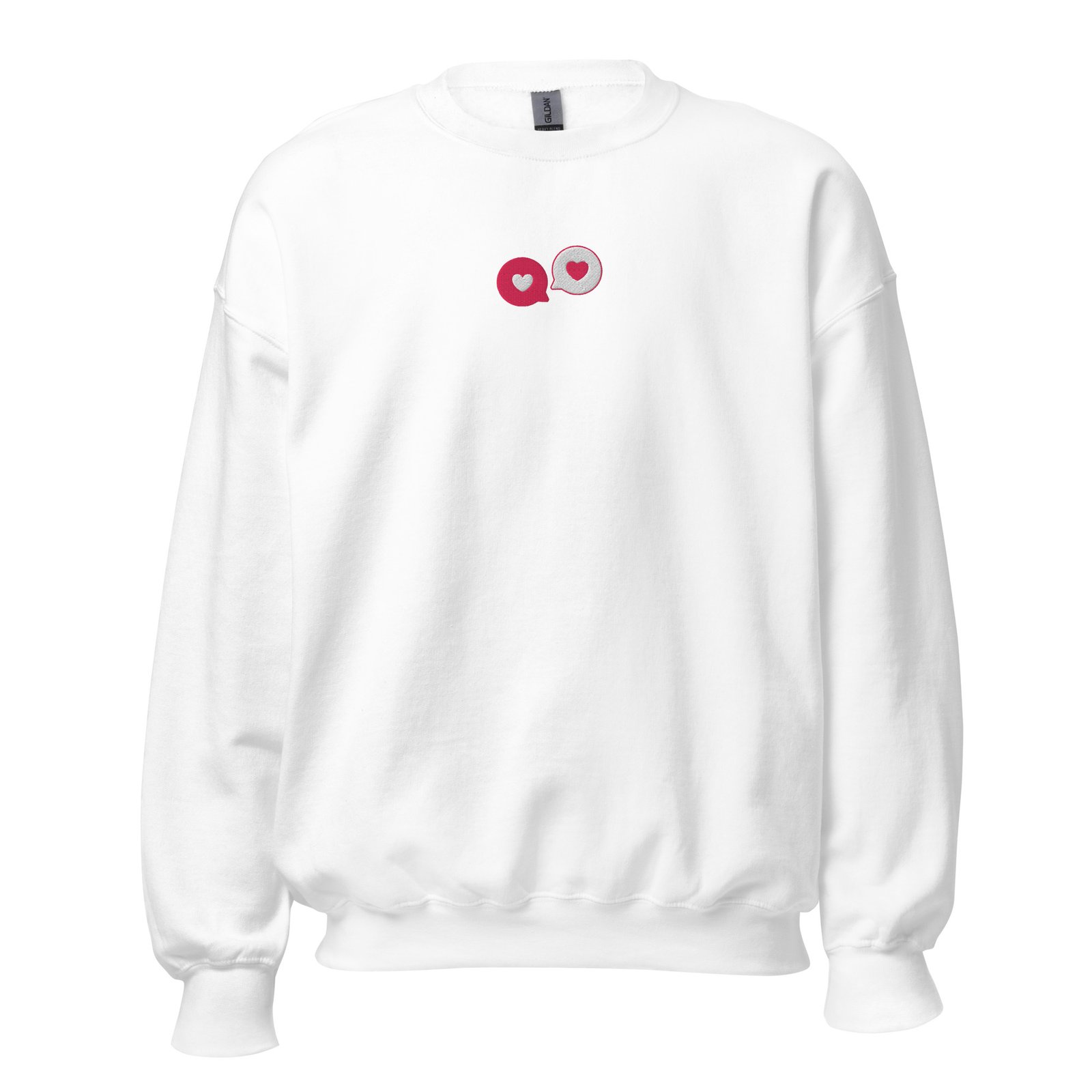 Unisex TWIN HEART EMBROIDERED Sweatshirt - Image 7