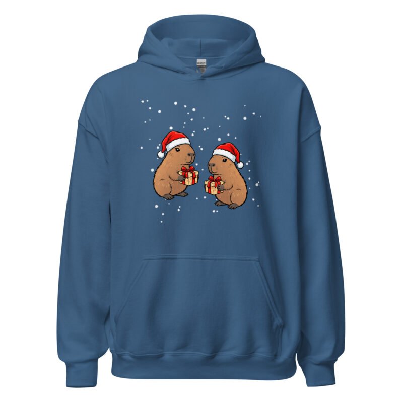 unisex winter festive hoodie