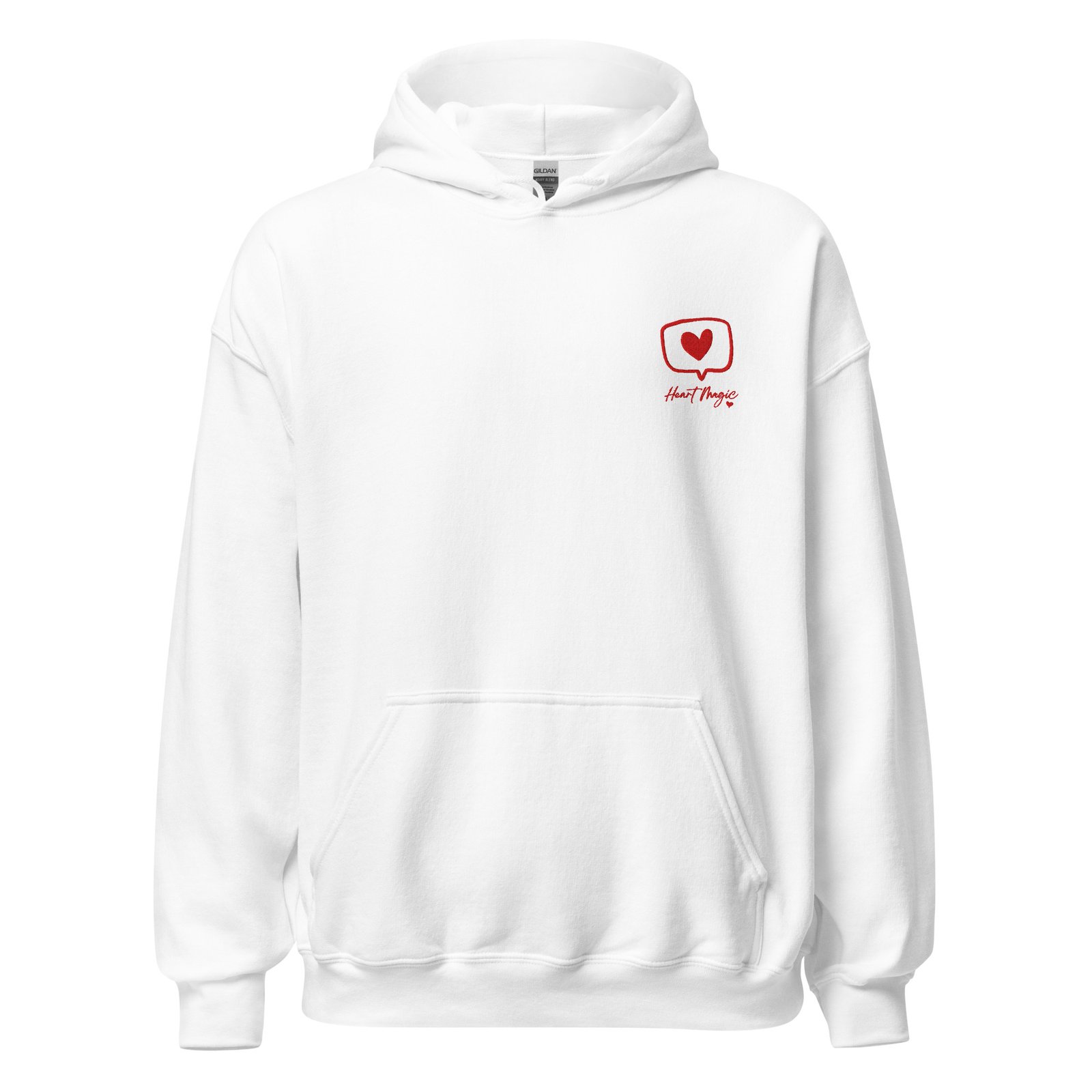 Unisex HEART Magic EMBROIDERED Hoodie - Image 3