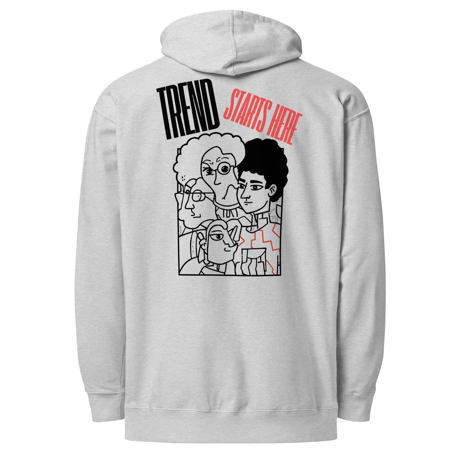 MEN'S Trend_BACKPRINT Premium Hoodie - Image 5