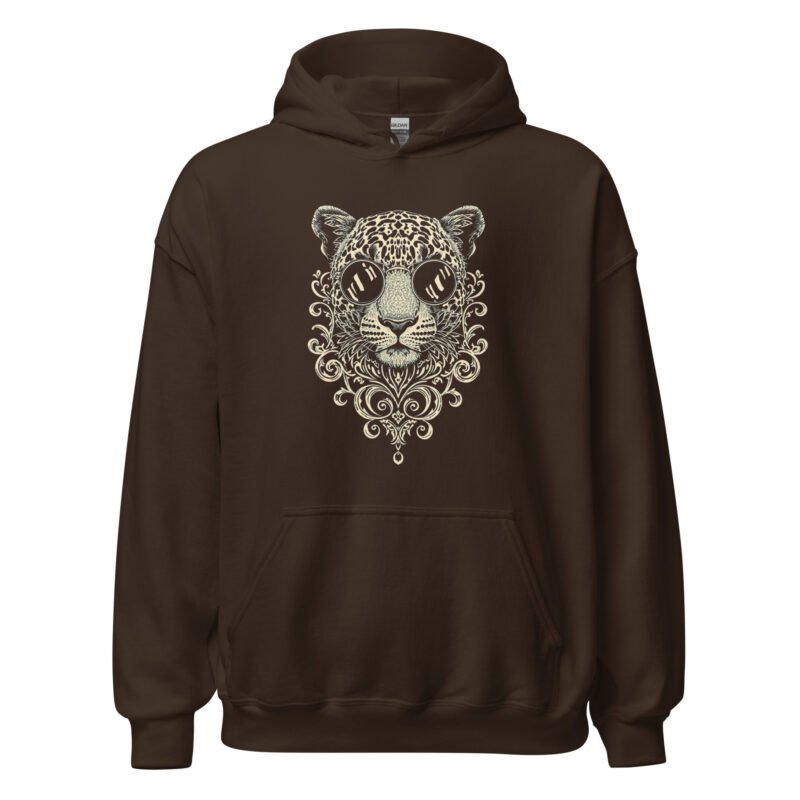 UNISEX VICTORIAN LEOPARD HOODIE