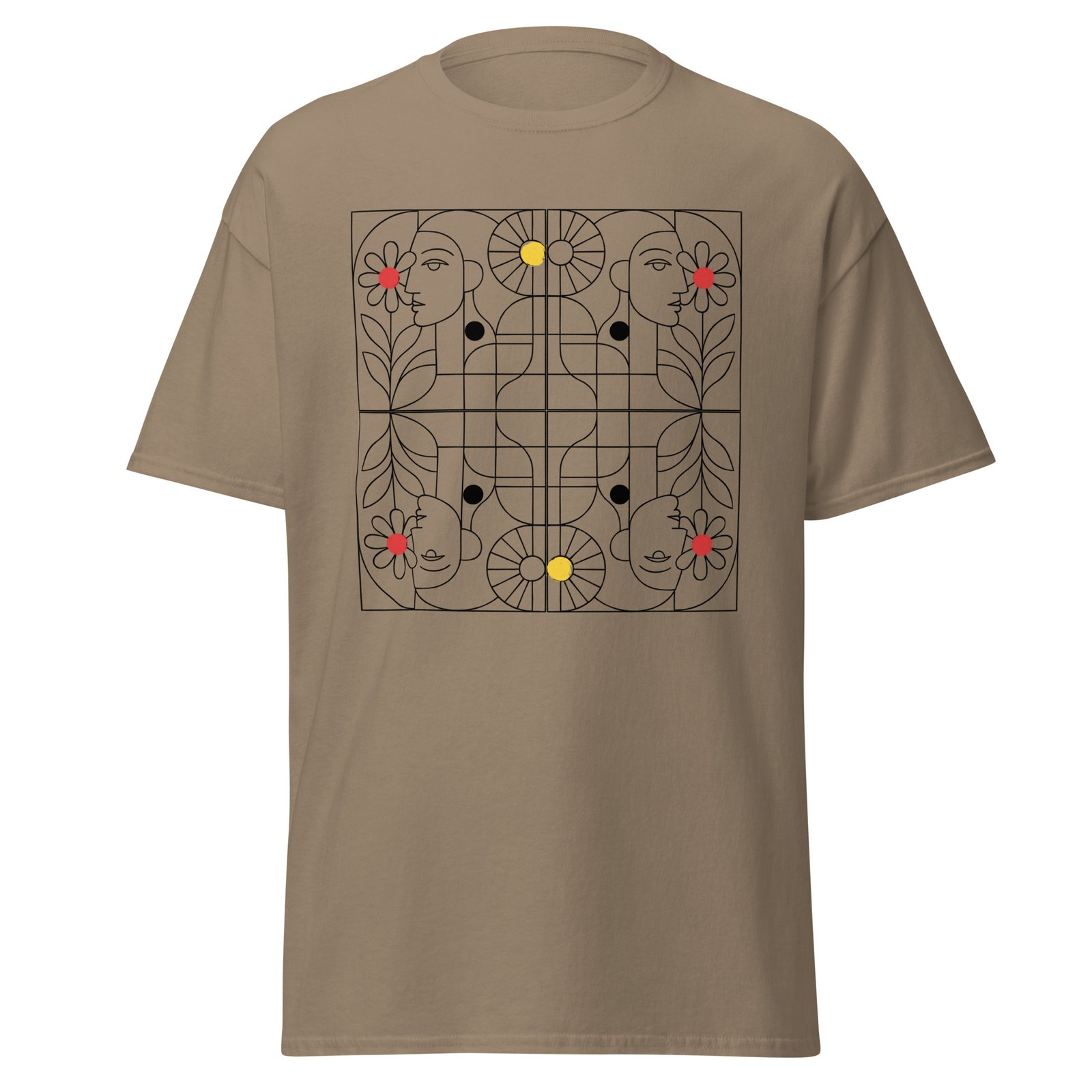 Unisex cubist style summer tee - Image 3