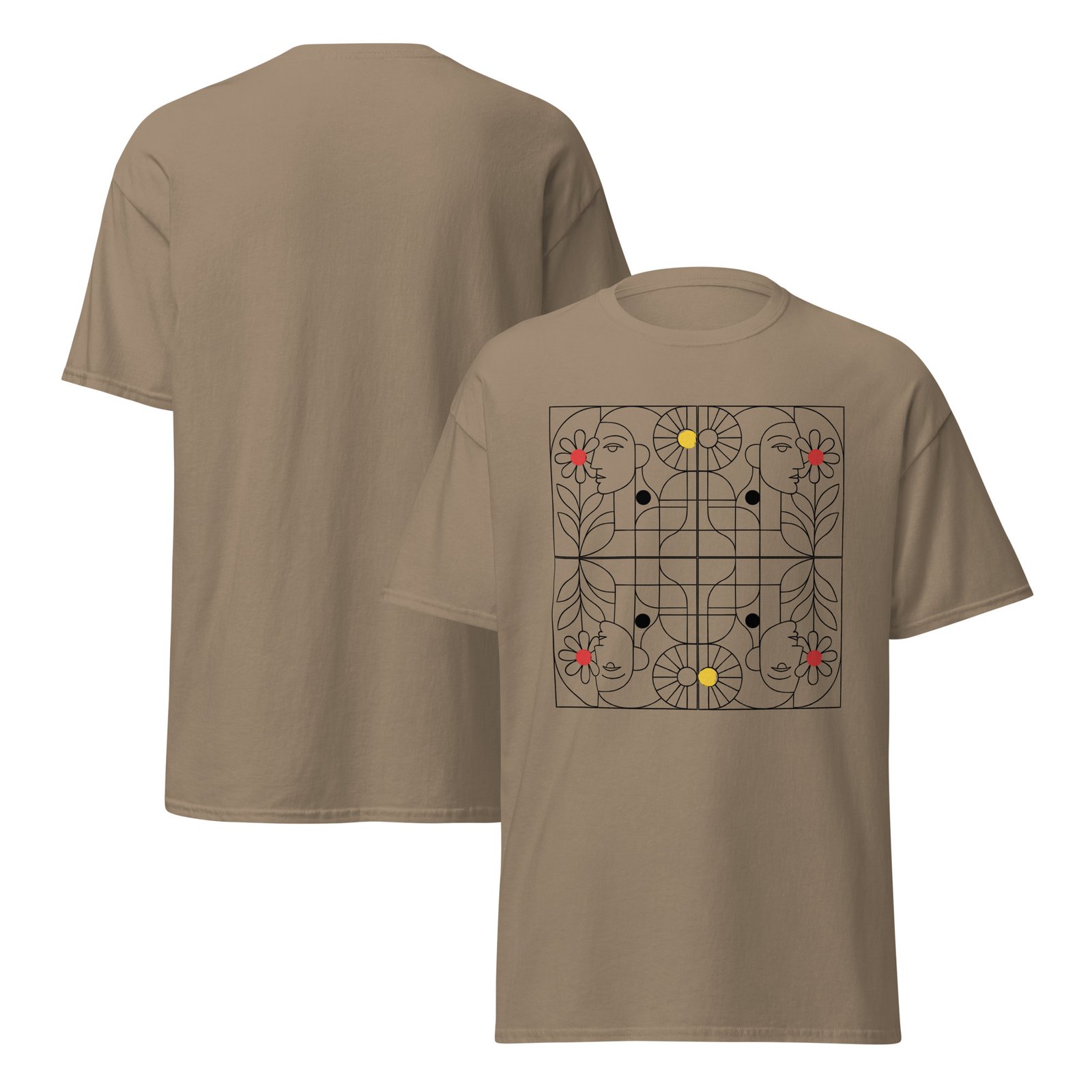Unisex cubist style summer tee - Image 6