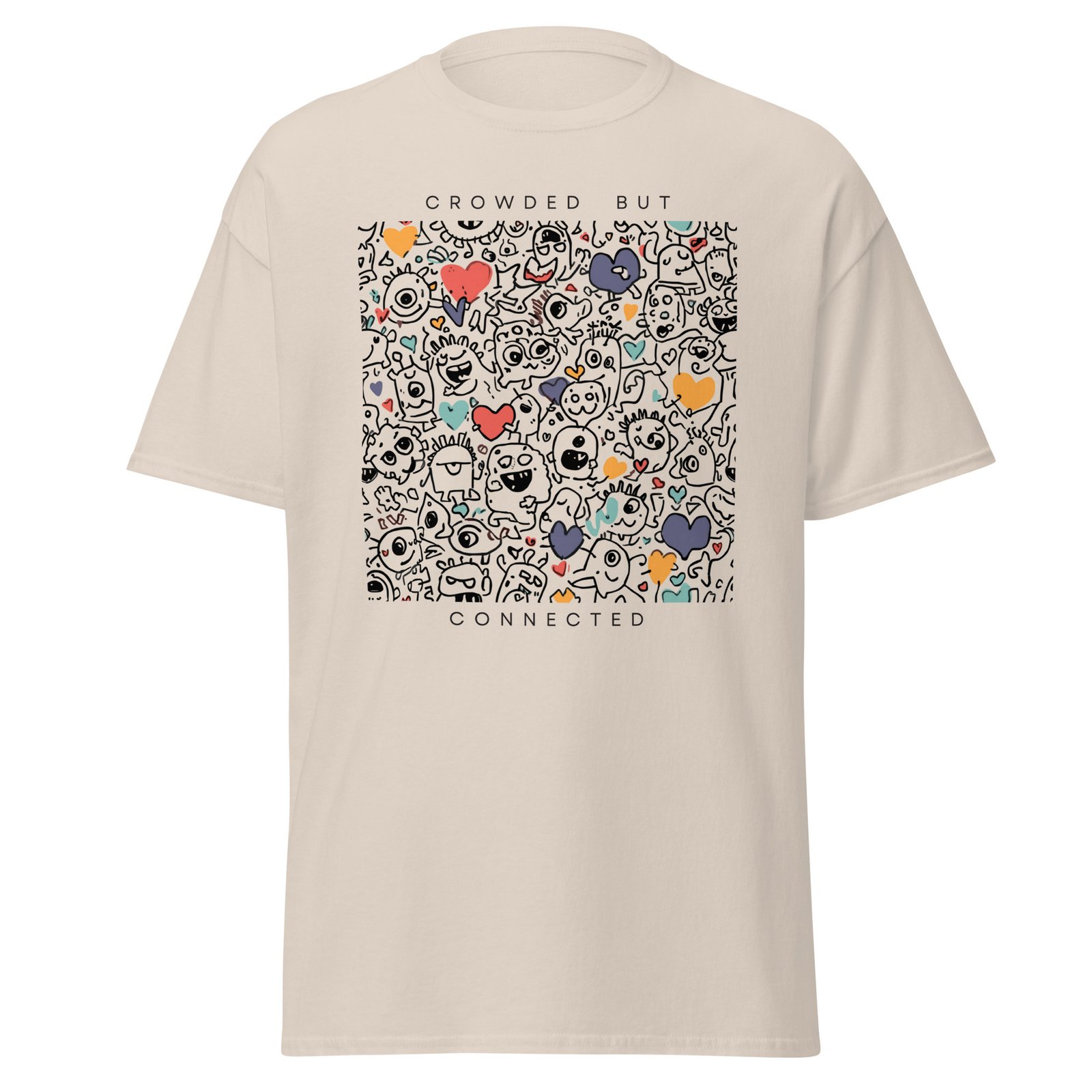 Unisex surreal city summer tee
