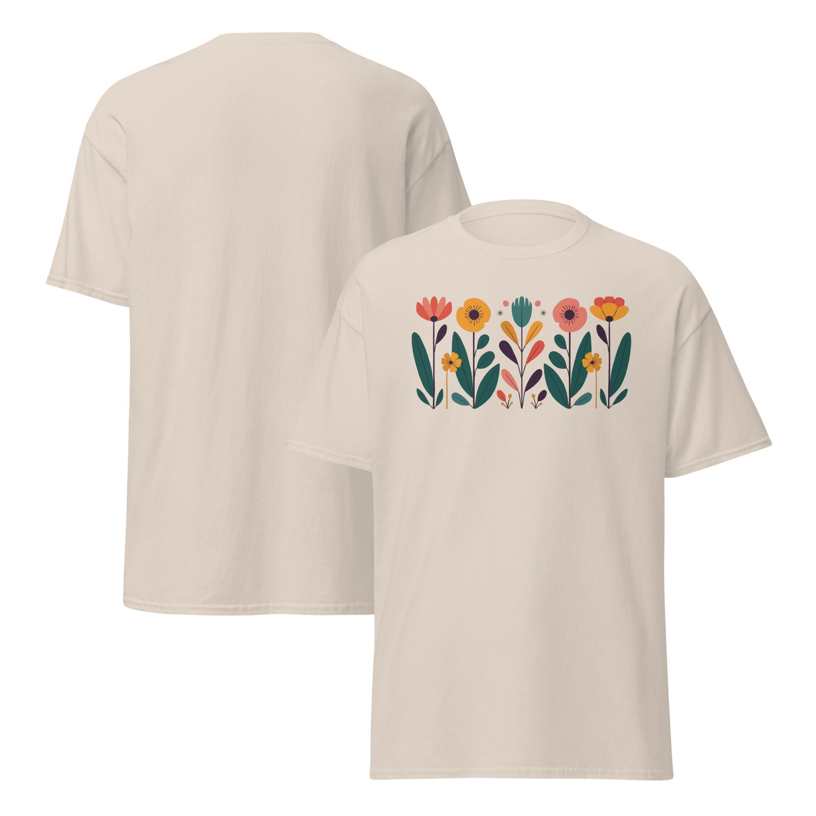 Unisex botanical tee - Image 4