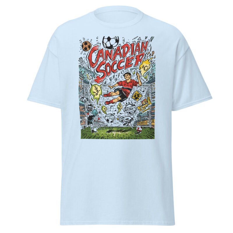 Unisex canadian soccer print tee