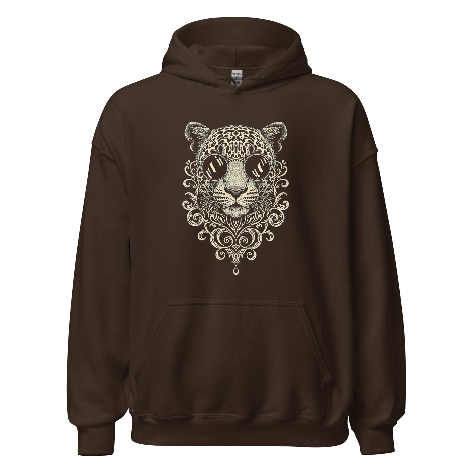 UNISEX VICTORIAN LEOPARD HOODIE - Image 2