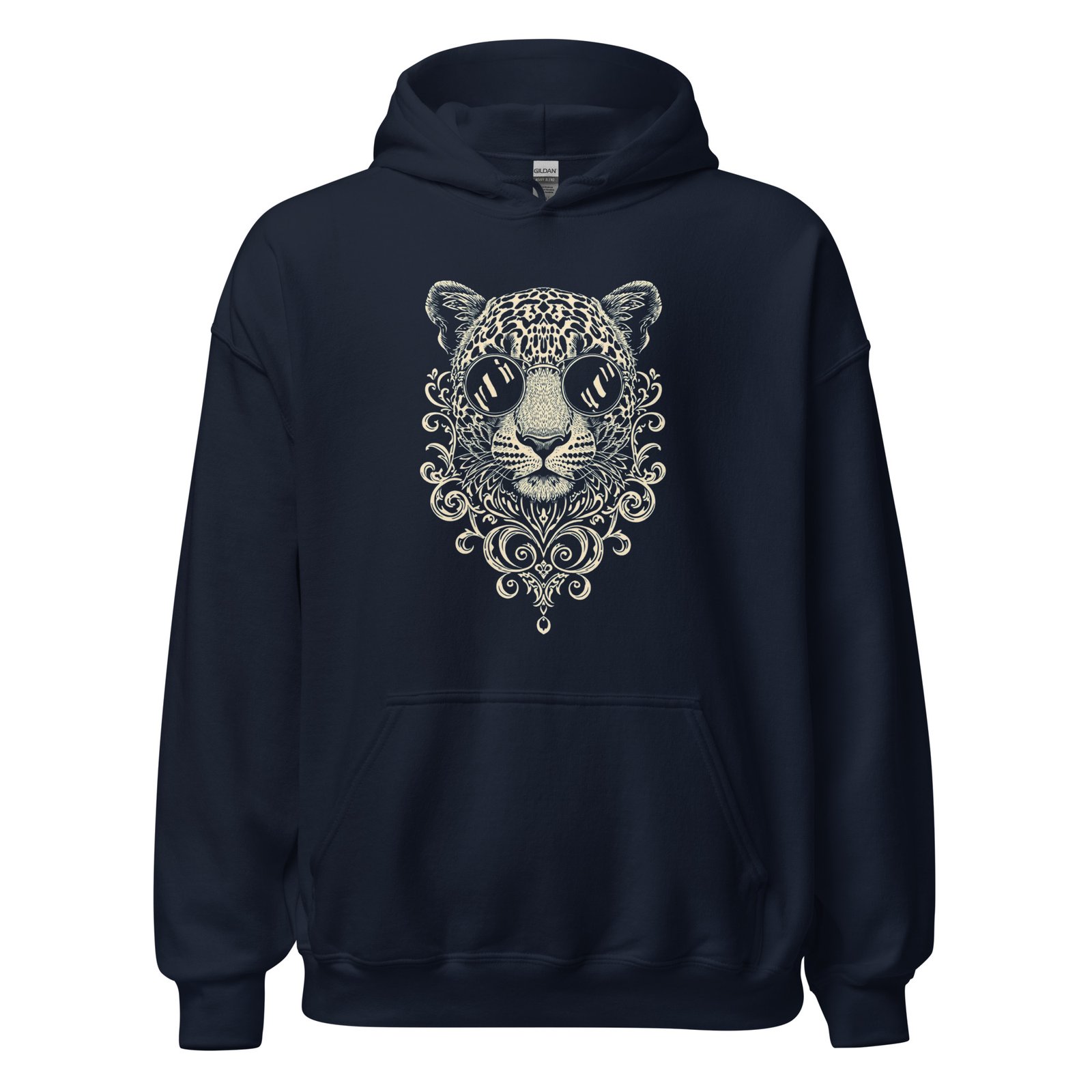UNISEX VICTORIAN LEOPARD HOODIE